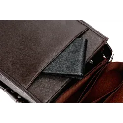 Vintage classic crossbody & shoulder leather bagTassen