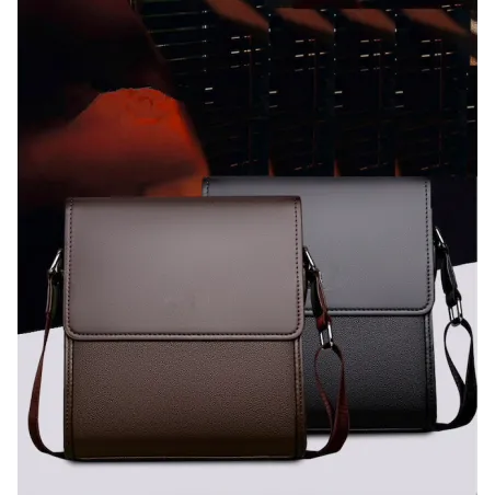 Vintage classic crossbody & shoulder leather bagTassen