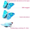 papillon 3D - sticker mural avec aimant 12 pièces