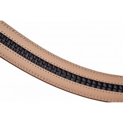 Genuine leather belt with automatic buckleRiemen