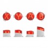 A-B-X-Y buttons for Xbox One Controller Slim Elite GamepadController
