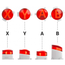 A-B-X-Y buttons for Xbox One Controller Slim Elite GamepadController