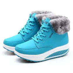 Bottes de cheville d'hiver - fourrure - semelle de haie
