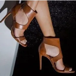 Elegant high heels - pumps with zipperHoge hakken