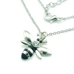 Crystal bee - necklaceNecklaces