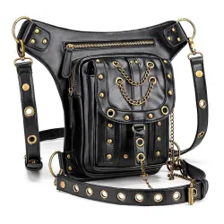Multifunction waist & leg & shoulder steampunk bag - waterproof - unisexTassen