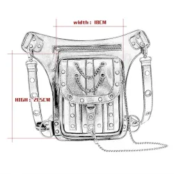 Pochette multifonction & sac à vapeur pour épaule - étanche - unisexe