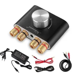 Mini Bluetooth 5.0 digital amplifier - 50W + 50WAmplifiers
