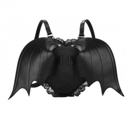 Punk & gothic style - sac à dos avec ailes de batte