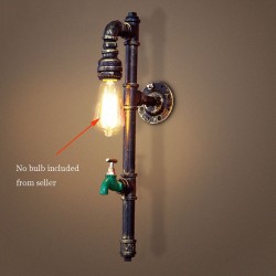 Vintage water pipe - wall lampWandlampen