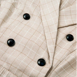 Robe Vintage plaid avec ceinture