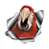 Perroquet 3D - autocollant vinyle 13 * 12.5cm
