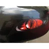 Rode zombie ogen - vinyl auto sticker 13 * 5 cm 2 stuksStickers