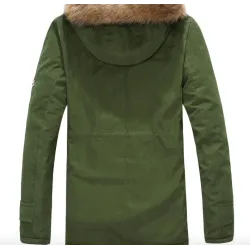 Veste à capuche d'hiver - chaud - mince