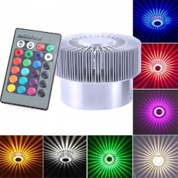 Smart LED 3W - aluminum ceiling light - remote control - RGB - dimmableSpotlampen