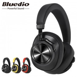Bluedio T6S Bluetooth headphones - active noise cancelling - wireless headset with voice controlOor- & hoofdtelefoons
