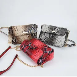 Snake skin pattern - small shoulder bagHandtassen