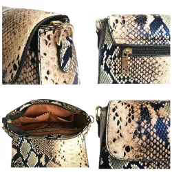 Snake skin pattern - small shoulder bagHandtassen