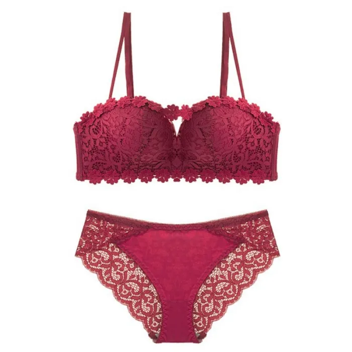 Sexy bra & panties - push up - lace setLingerie