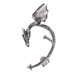 Gothic & punk earring with dragonOorbellen
