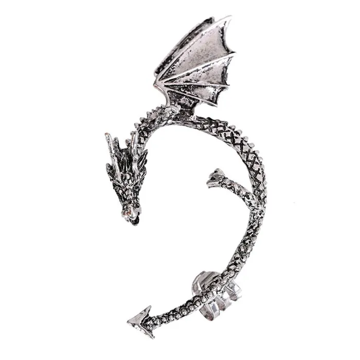 Gothic & punk earring with dragonOorbellen