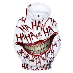 Hoodie with 3D joker printHoodies & Sweaters