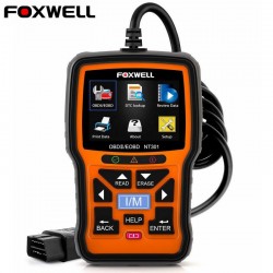 Foxwell NT301 OBD OBD2 scanner - lecteur de code d'erreur - diagnostic de voiture - multilingues - universel