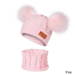 Kids wool hat & scarf - set 2 piecesPetjes & mutsjes