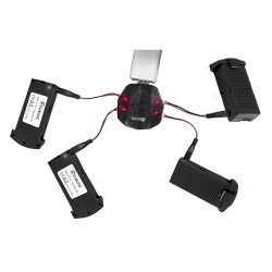 Chacune E520 E520S RC Drone Quadcopter - 4 sur 1 chargeur USB - boîte de charge - Câble adaptateur Android