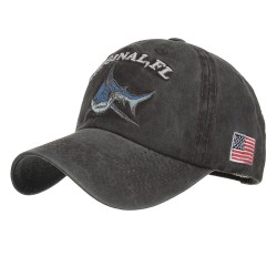 Vintage original Shark - chapeau de baseball en coton broderie - unisexe