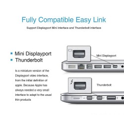 Mini adaptateur DP à HDMI - câble pour Apple Macbook Pro Air