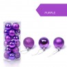 Christmas tree balls - 24 piecesChristmas