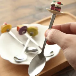 Decorative spoon for tea & coffee & dessertsBestek
