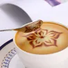 Heart & flower shape stainless steel spoon for tea & dessertsBestek