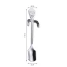 Stainless steel spoon with skullCutlery