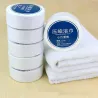 Compressed soft travel towel - cottonTextiel