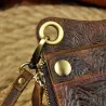 Design Dragon - portefeuille en cuir multifonction avec sangle & fermeture éclair