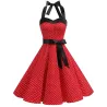 Robe dentelle vintage avec pois