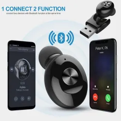 5.0 mini Bluetooth-oortelefoon - draadloze oordopjes met opladen via USBOor- & hoofdtelefoons