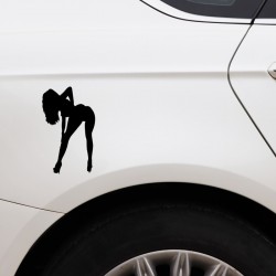 Sexy girl - sticker voiture vinyle 9 * 15 cm