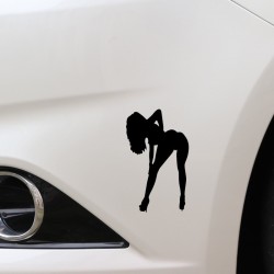 Sexy girl - sticker voiture vinyle 9 * 15 cm