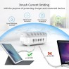 5V2.4A 7-ports USB charging station dock with phone holderOpladers