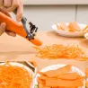 Multifunctional 360 degree rotary kitchen tool - peeler for vegetables & fruits - grater - slicerKeukenmessen