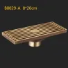 Antique brass - bathroom floor drain - wire strainerAfvoer