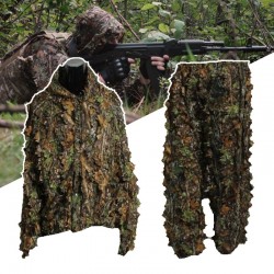 Hunting suit with 3D leaves - camouflage setMilitaire