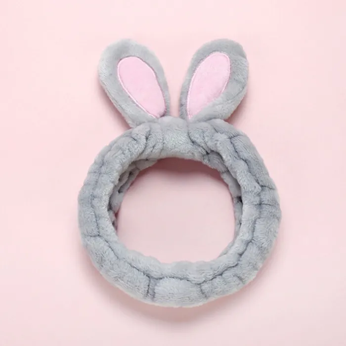 Bande-tête souple avec oreilles de lapin