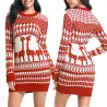 Christmas long sweater - mini dressJurken