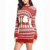 Christmas long sweater - mini dressJurken
