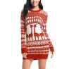 Christmas long sweater - mini dressJurken