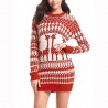 Christmas long sweater - mini dressJurken